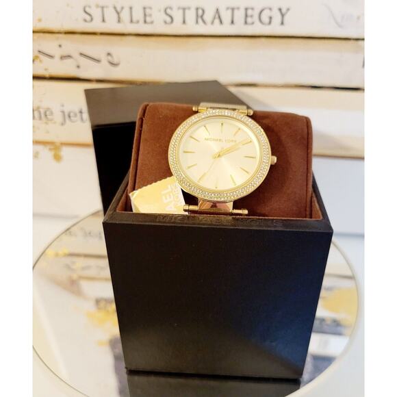 MICHAEL KORS Darci MK3368 Gold Women's 39mm Mesh Watch NEW MK Watch - Picture 4 of 7